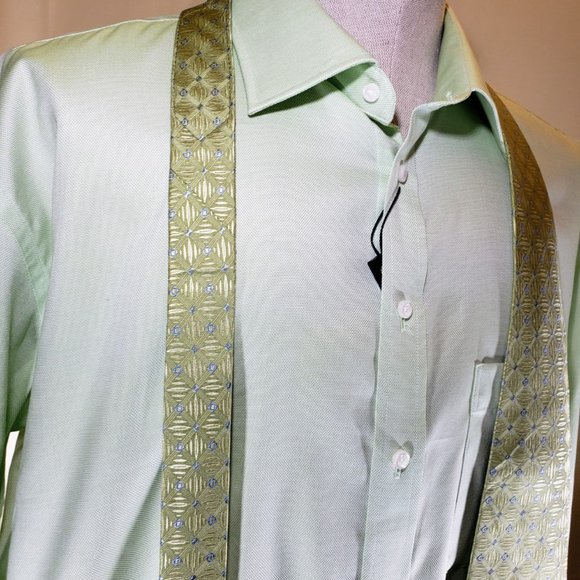 Lipson NuCare, NWT, 18 Neck, Apple Green, 100% Cotton - Picture 3 of 16